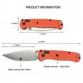 thumbnail image 4 of Manual Open 533 Pocket Knife Folding Knife 8Cr13 Steel Blade, 4 of 6