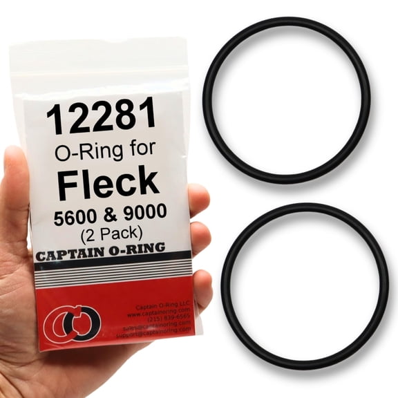 Captain O-Ring 12281 Tank Base O-Ring for Fleck 5600 9000 Softener 2 Pack