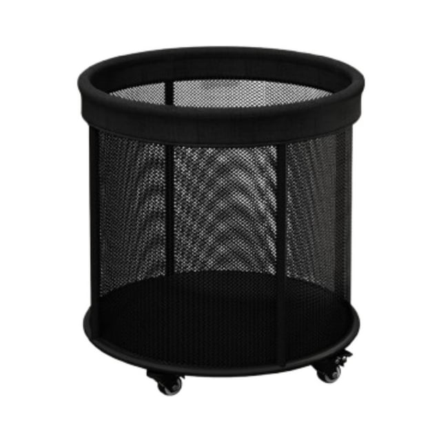 Organizador de soporte para pelotas deportivas con ruedas, estante rodante para baloncesto, carrito de bolas para juguetes de bádminton y fútbol
