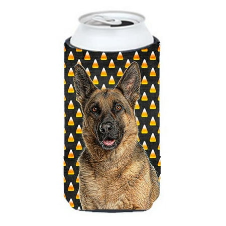 

Candy Corn Halloween German Shepherd Tall Boy bottle sleeve Hugger
