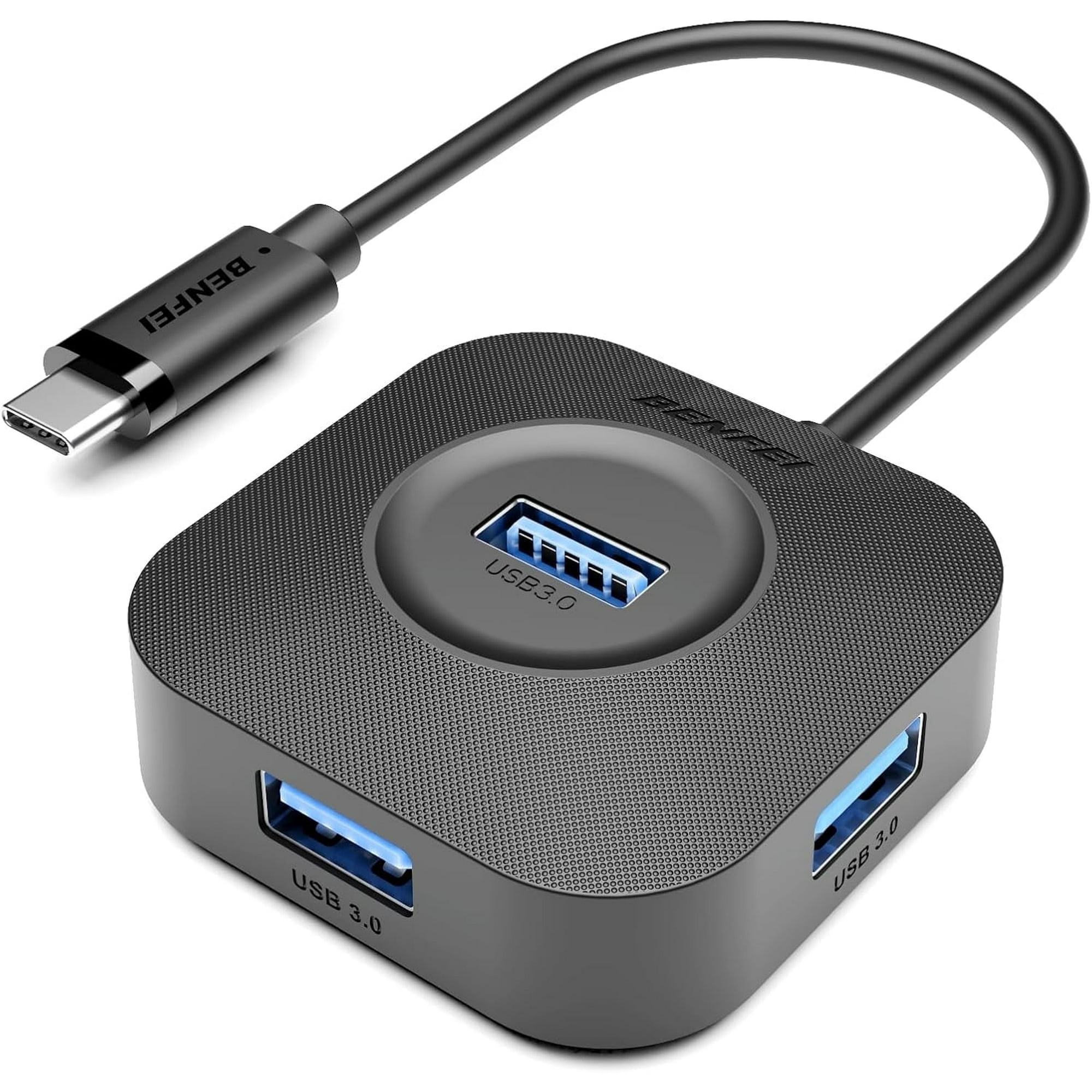 BENFEI USB C Hub, 4 Ports USB 3.0 Hub with 5Gbps Data Transfer, USB C Splitter for Type C MacBook, Mac Pro, iMac, Surface, XPS, Flash Drive, Mobile HDD