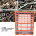 thumbnail image 3 of Wall Mount Parts Organizer Drawers, Transparent Drawer Hardware Storage Organizer 39 Drawers  for Beads, 3 of 8