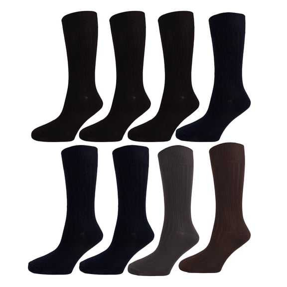 Calcetines SOKKOS para Caballero Nylon Liso, 8 Pares, Modelo 025