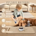 thumbnail image 5 of JOUALY Dog Food Mat- Silicone Pet Placemat for Food and Water - 18" x 12" Pet Feeding Mats with Residue Collection Pocket - Waterproof Dog Cat Bowl Mat with High Edges to Prevent Water Food Spills, 5 of 7