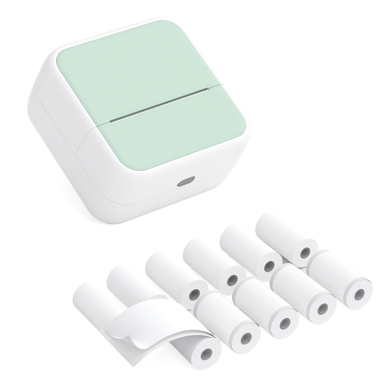 Printer Mini Pocket Printer Portable Thermal  Photo Printing Label Maker Machine BT Wireless Connect Compatible With  / IOS APP Support Receipt Label Memo Sticker