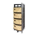 thumbnail image 2 of Heather Ann Creations Vale Corner Storage Cabinet with Baskets, 2 of 11