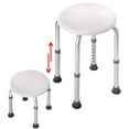 thumbnail image 4 of Hottest Shower Chair, Adjustable Bath Stool - Medical Tool Free Anti-Slip Bench Bathtub Stool Seat with Durable Aluminum Legs for Elderly, Senior, Handicap & Disabled, 4 of 10