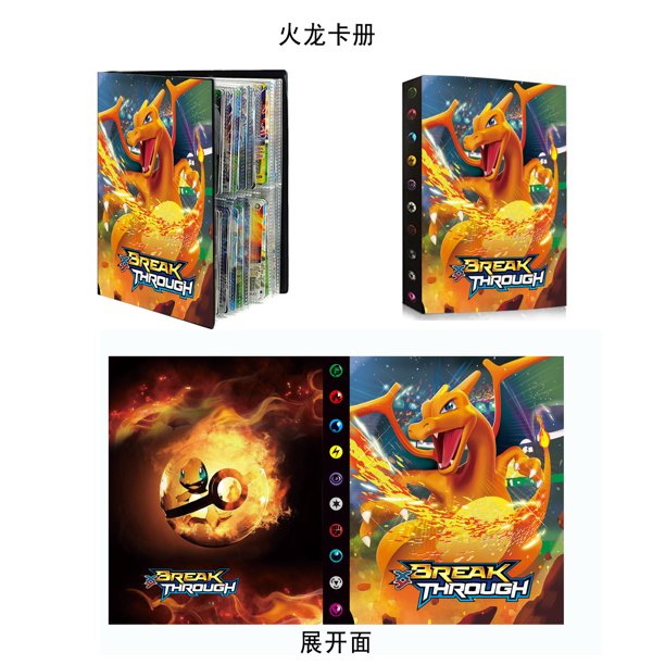 Álbum de fotos de Pokémon Baokemeng Card Book Elf White Transparent Card Bag Small Card Storage Bag Photo 4 Palace 9