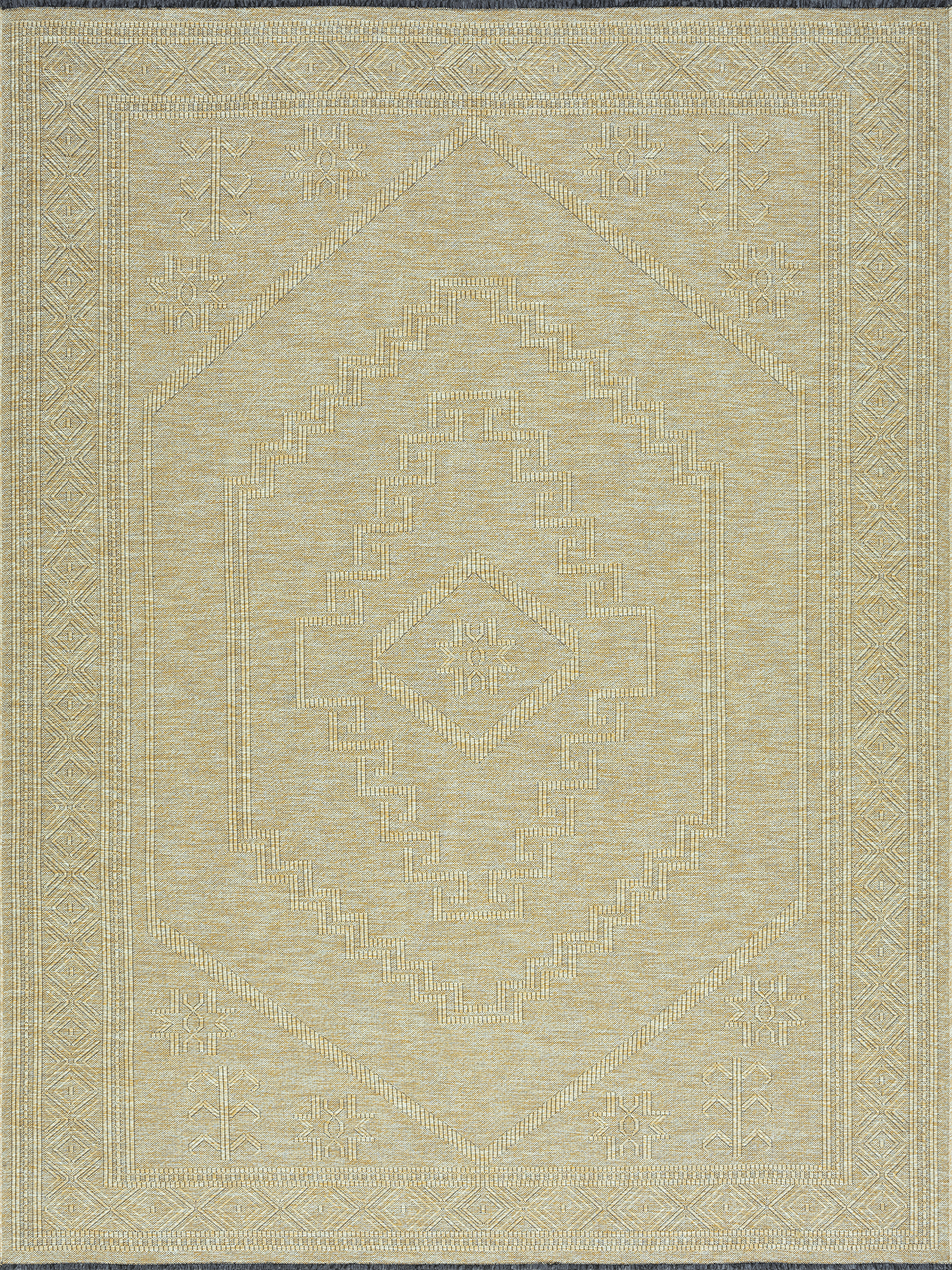 Alma Transitional 9' x 12' Green and Sage Green, Machine Washable Polyester & Cotton Indoor Area Rug