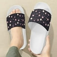 thumbnail image 3 of Psesaysky Stars Pattern Slide Sandals for Women Girls Soft Comfortable Sandals Indoor Outdoor Anti-Slip Lightweight Sandals Shoes, 3 of 4