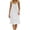 White, variant on Women's Solid Color Tank Dress, Spaghetti Strap Backless Knee Length Dress, Loose Fit Casual Summer Dress and Beach Cover Up Dress Light Violet S