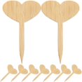 thumbnail image 2 of Wooden Plant Labels Set of 20 Round Design Markers for Garden Potted Plants Craft Use, 2 of 4