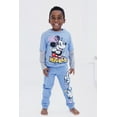 thumbnail image 2 of Disney Mickey Mouse 2fer T-Shirt and Fleece Jogger Pants Outfit Set Airbrush Toddler to Big Kid, 2 of 5
