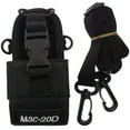 thumbnail image 4 of Nylon Walkie Talkie Holder Pouch Bag Two Way Radio Case with Adajustable Shoulder Strap for Baofeng Workhe, 4 of 9
