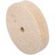 thumbnail image 4 of Rueda de pulido de fieltro de lana Rueda de pulido de lana Disco de pulidor de fieltro suave redondo Beige 4 pulgadas/10 cm,11 Feliz Sencillez, 4 of 4