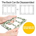 thumbnail image 4 of Yayeee Rocker Switch Wall Plate 1-Gang 4.6"x2.9" Home Decorative Outlet Cover, Green Floral, 4 of 6