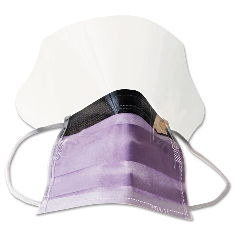 Medline, MIINON27410EL, Fluid-resistant Face Mask, 25 / Box