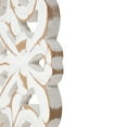 thumbnail image 6 of Northlight 24" Brushed Antique White Damask Round Wall Panel, 6 of 7