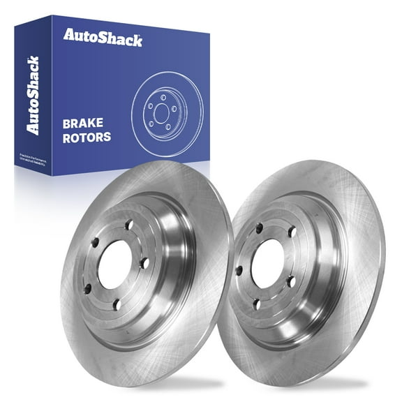 AutoShack 11.89" (302 mm) Rear Solid Brake Rotors | Replacement for 2016-2018 Ford Focus 2020-2024 Ford Escape 2020-2024 Lincoln Corsair | 2-PC Set