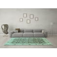 thumbnail image 3 of Ahgly Company Indoor Rectangle Oriental Light Blue Traditional Area Rugs, 2' x 3', 3 of 4