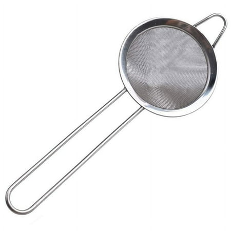 

Tea Strainer 3.3 Inch Fine Mesh Sieve Strainer Stainless Steel Mesh Strainer with Handle for Strain Drain and Rinse