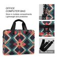 thumbnail image 4 of FORMRS 16" Laptop Bag Carrying Sleeve Case with Handle Travel Shoulder Briefcase, Green Abstract, 4 of 8
