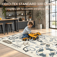 Soft Area Rugs 5x7 Persian-inspired Washable Rug Nautical Beige ...
