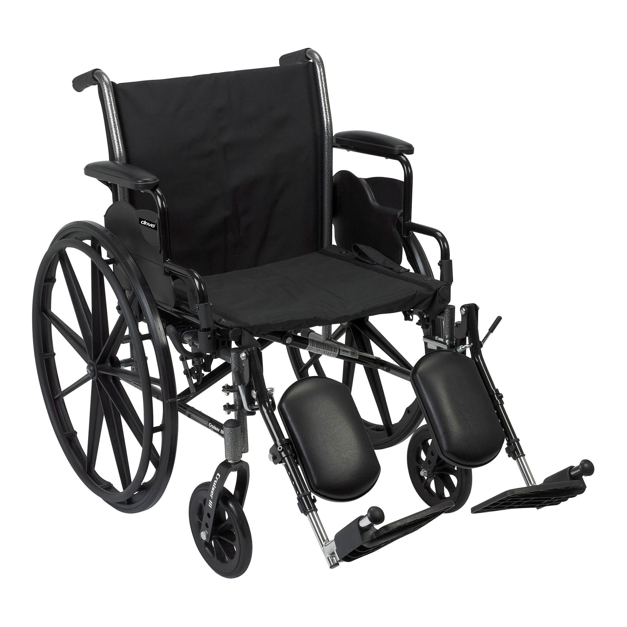 Mckesson Wheelchair, Lightweight, Swing-Away Footrest, 20-inch, 1 Ct