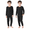 Black & Black, variant on Zando 2 Pack Toddler Thermal Set for Girls Boys Soft Toddler Thermal Underwear Winter Toddler Long Johns Warm Baby Girl Leggings & Shirts Black & Black 90