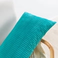 thumbnail image 2 of Home Soft Things Pleated Velvet 2 Piece Throw Pillow Cover Set - Storm Blue - 14" x 26", 2 of 5