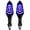 Blue Light, variant on Motorcycle Turn Signals Indicator Lights: 2PCS Universal 12V LED Turn Signals Lights Blinker for Motorbike Electric Scooter, Front Rear Flashing Daytime Running Lights Waterproof (Blue Light)