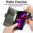thumbnail image 4 of Dteck for iPhone 14 Wallet Case, Shockproof Magnetic PU Leather Flip Folio with Card Holders RFID Blocking Kickstand Anti-Scratch TPU Inner Shell Phone Case, gray, 4 of 8