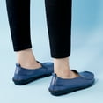 thumbnail image 3 of Women Comfortable Leather Flat Shoes Slip On Driving shoes Outdoor Walking shoes, 3 of 7