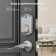thumbnail image 3 of Cerradura de puerta de entrada sin llave con manija – 2 manijas de palanca, cerradura de puerta con huella digital AkaGear, cerrojo con teclado electrónico, 2 llaves, cerradura inteligente para puerta, 3 of 5
