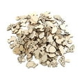 thumbnail image 6 of Pack of 50 Lots Natural Wooden Embellishment Cut Christmas Wood Shapes Craft Pieces Burning Centerpieces toy Paint Projects, 6 of 8