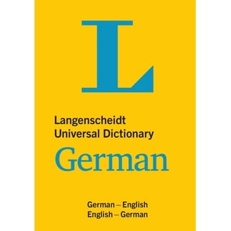 Langenscheidt Standard Dictionary German, (Paperback) - Walmart.com