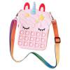 thumbnail image 2 of Monedero Kawaii de unicornio y arcoíris para niños bolsa de cosméticos Ehuebsd Simple con hoyuelos con burbujas de empuje a la moda, 2 of 8