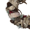 thumbnail image 3 of Northlight Pine Cones, Birch and Berries Artificial Christmas Wreath, 13-Inch, Unlit, 3 of 3