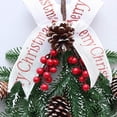thumbnail image 4 of Decoraciones de corona navideña, guirnalda de árbol artificial oel, arreglo floral navideño para decoración de bodas, jardín, chimenea, escalera, decoración colgante navideña (70 cm) oso de fresa  Electrónica, 4 of 5