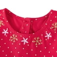 thumbnail image 7 of FAOWME Big Child Girls Christmas Dress Long Sleeve Round Neck Reindeer Print Comfortable Fashion Dresses For Holiday Festive Daily Wear Red 4, 7 of 7
