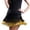 Yellow, variant on Women's Tennis Skirts Summer Skirt Women's Performance Tassel Cha Cha Half Skirt for Square Dance Practice Stage White 4XL