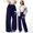 Navy, variant on Zecgelong Girl's Bowknot Baggy Sweatpants Cute Straight Leg Athletic Pants With Pockets Clothes For Teen Girls Size Beige 4-5 Years