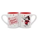 thumbnail image 2 of Tazas de cerámica plateadas con diseño de Mickey Minnie Mouse de Buffalo Disney x2, 2 of 9