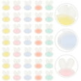 thumbnail image 3 of 100 Pcs Perles en Acrylique en Forme de Lapin Corde à Cheveux DIY Perles Bracelet DIY, 3 of 8