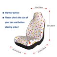 thumbnail image 5 of Salouo Cartoon Birds & Flowers Pattern Car Seat Covers,Universal Car Seat Protectors Easy to Install Car Cover Car Accessories Auto/rucks/Van/SUV-1, 5 of 9