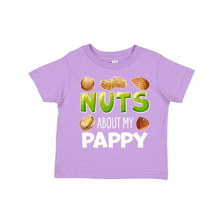 

Inktastic Nuts About My Pappy Peanut Almond Pistachio Boys or Girls Toddler T-Shirt