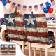 thumbnail image 1 of 22.4x18.1in Independence Day Chair Cover Two Piece Set, 1 of 6