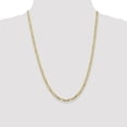 thumbnail image 4 of 10K Yellow Gold Figaro Chain Styles Necklace 4 mm Concave Open 24 inch, 4 of 4