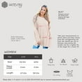 thumbnail image 5 of Wenseny Loose Fit Sweater For Women With Pocket Long Sleeve Lightweight Knitted Sweater Pink M, 5 of 5