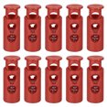thumbnail image 1 of Unique Bargains 30Pack 4mm Cord Lock Plastic Double Hole Spring Toggle Stoppers, Red, 1 of 5